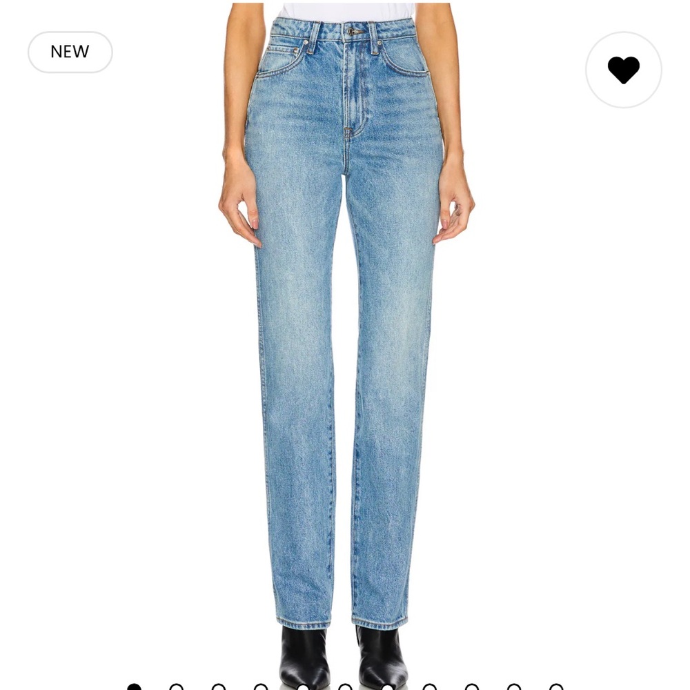 Grlfrnd Sara Jean Super High Rise Slim Straight